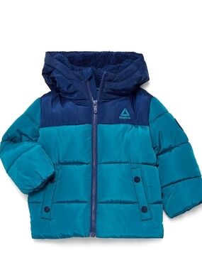 Reebok Toddler Heavyweight Puffer Jacket with Hood